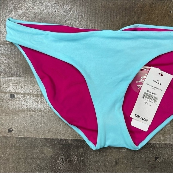 NWT Pilyq Reversible Bikini Bottom size Small - Picture 2 of 12